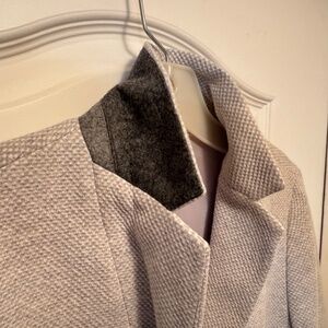 Talbots Light Gray Cotton Blazer